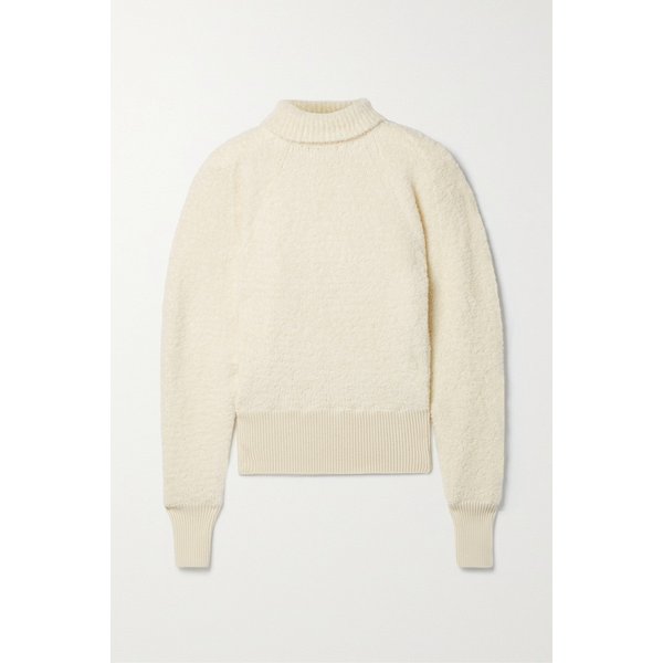 Miah Wool-blend Turtleneck Sweater 에크루 13452677153176193