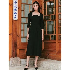 Bridal Bolero Sleek Line Dress_black