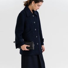 FW21 Woolly Half Coat Navy