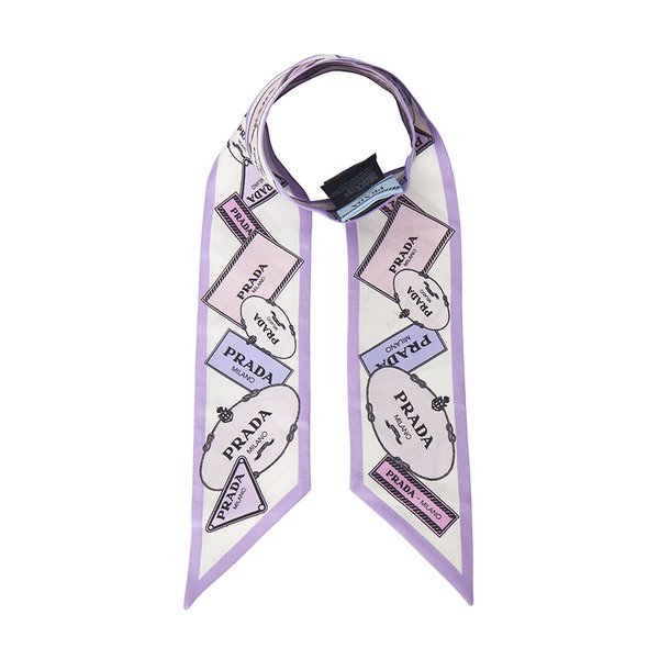 [부산점] 프라다 여성 실크 스키니 스카프 1FF008 2DGY F0230