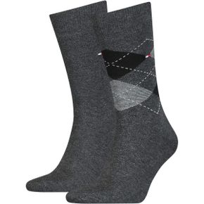 영국 타미힐피거 머플러 Tommy Hilfiger Men`s CLSSC Sock (Pack of 2) 1585485