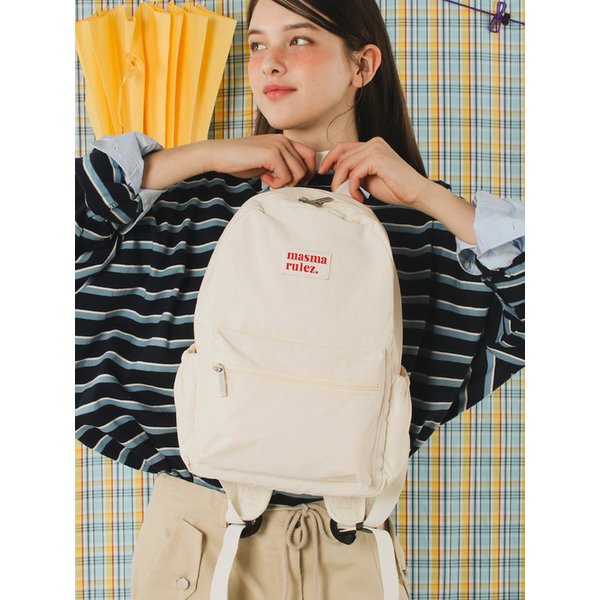 mini ver. Daily backpack_Butter cream