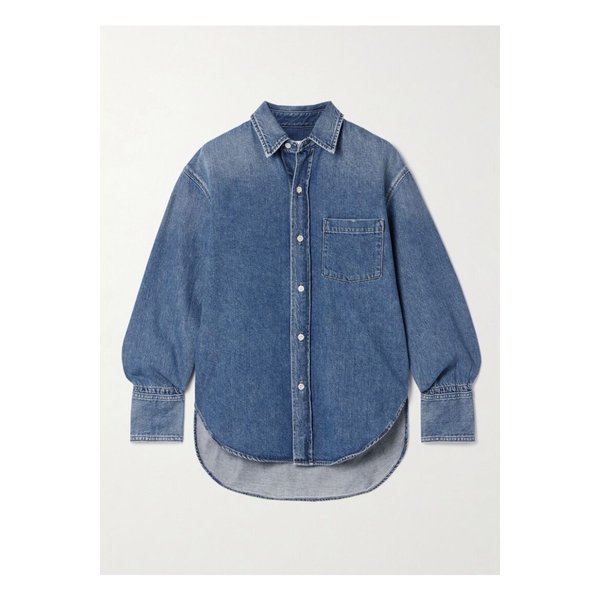 알전트 해리스 데님 셔츠 미드 데님 46376663162843212