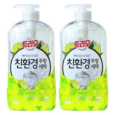  트리오 베이킹소다 담은 친환경주방세제 용기 680ml X 2개