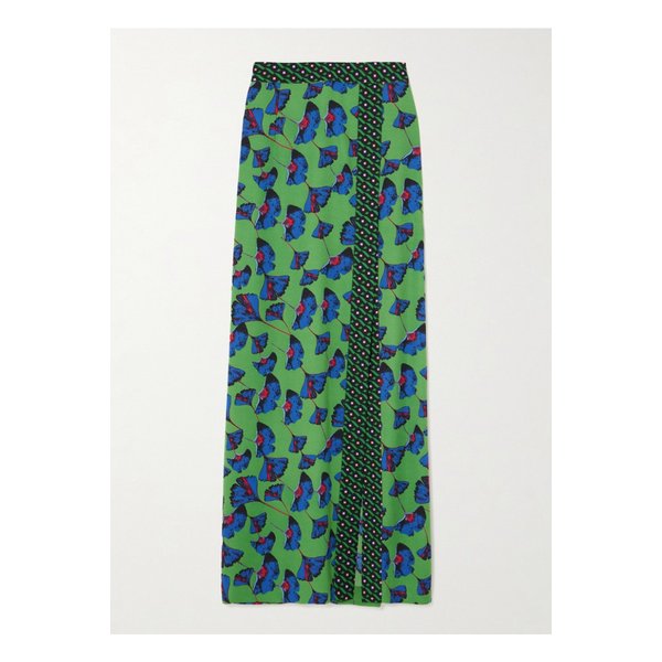 라트리스 랩 이펙트 플로럴 크레이프 맥시 스커트 1647597323535261