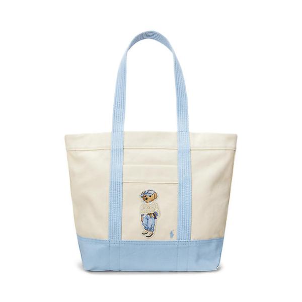 여성 폴로 베어 캔버스 미디엄 토트(WAPOBAG0G620441400)