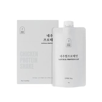 맘메이크 [무료배송]네추럴 프로테잇 쉐이크 파우치 40g x 5ea