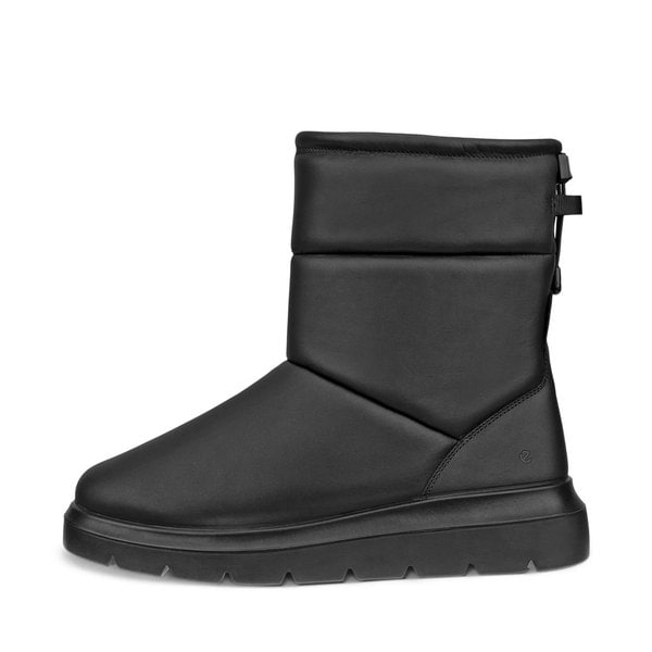 [여주점] 여성 누벨 4CM 패딩 기모 미드컷 부츠 블랙, 아이보리 216283