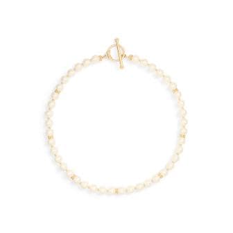 로렌 랄프 로렌 골드 플레이트 포 펄 토글 네크리스(WALRJWL0K420127710)