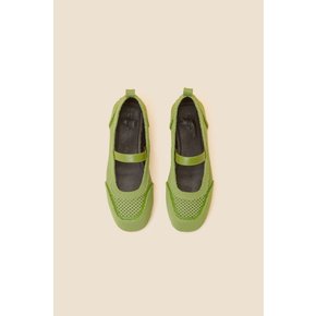 Knit mary jane flat(green) DG1DA24521GRN