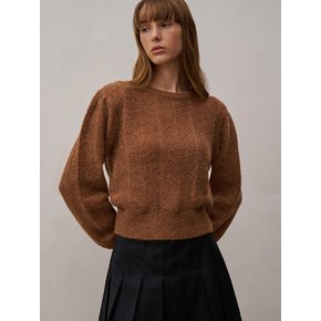 Mirad Puff Knit (brown)