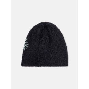 Cali Shaggy Beanie Black