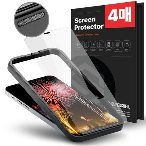 아이폰 13 프로맥스 보호 강화유리 액정 필름 4매