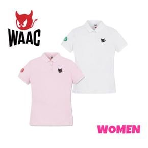 3135990 WAAC 왁 072332058 WOMEN 여성 WAACKY 반소매 폴로 셔츠 CA3234200