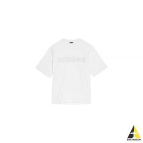 자크뮈스 24FW LE T-SHIRT TYPO BLACK (245JS212 2011 100) (르 로고 티셔츠)