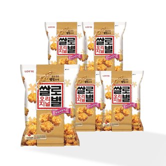 너만아는과자점 롯데제과  쌀로별 고소한맛 156g x 5개 /쌀과자