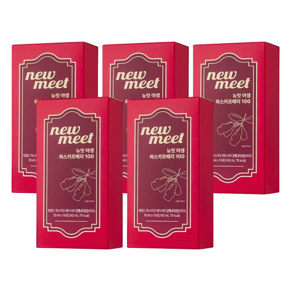 뉴밋 야생 하스카프베리 NFC 착즙 5박스(70포)