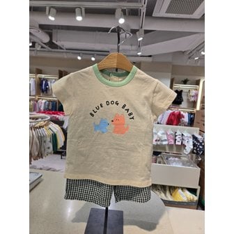 블루독베이비 [파주점] (CR) 미니도기 반팔상하세트 4517067219