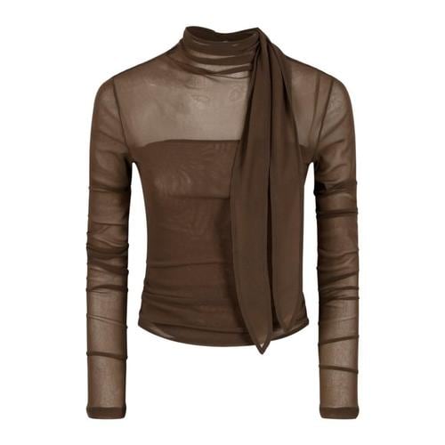 르메르 발레리나 스카프 탑 TS0053 LJ1070BR423 CACAO