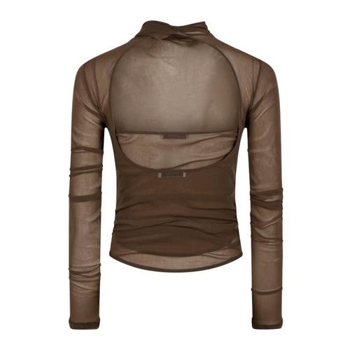르메르 발레리나 스카프 탑 TS0053 LJ1070BR423 CACAO