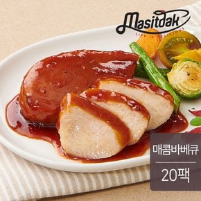 소스 통 닭가슴살 매콤바베큐 100gx20팩(2kg)