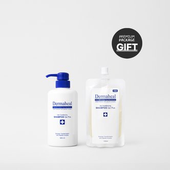 더마힐 [GIFT] 헤어 컨디셔닝 샴푸 겔 500ml + 파우치150ml