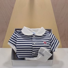 NY)골지 BASIC우주복,양말 선물세트(45370-675-02+45114-810-10)
