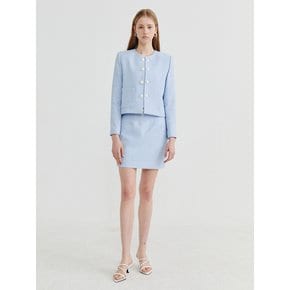 Aileen tweed jacket Blue