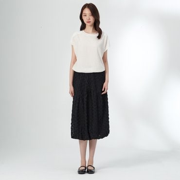 기비 레이스 믹스 벌룬 스커트 GY25A1FRK5699