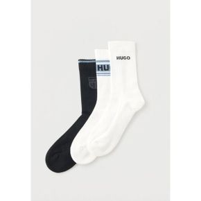 휴고 뉴 로고 3팩 - 양말 흰색 7375376