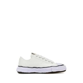MAISON MIHARA YASUHIRO 화이트 캔버스 스니커즈 A11FW702 WHITE