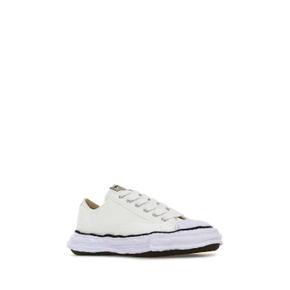 MAISON MIHARA YASUHIRO 화이트 캔버스 스니커즈 A11FW702 WHITE
