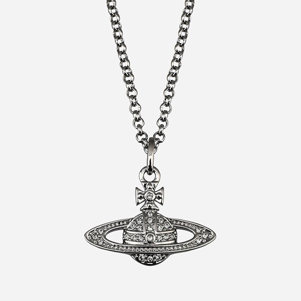 [시흥점] [비비안 웨스트우드]6S 63020104 S108 미니 바스 릴리프 목걸이 블랙 다이아몬드