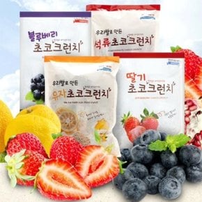 과자 간식 어린이 블루베리초코크런치 180g (WC3E949)