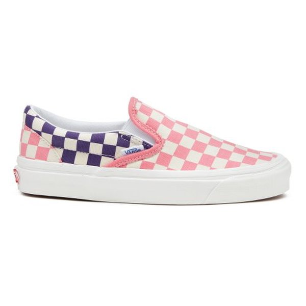 VANS 반스 애너하임 슬립온 98 DX 체커보드 핑크+퍼플 / VN0A3JEX46A, 신세계백화점