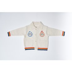 THE FIVE ELEMENTS EMBROIDERY WOOL CARDIGAN