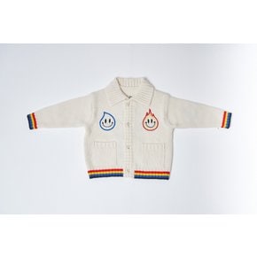 THE FIVE ELEMENTS EMBROIDERY WOOL CARDIGAN