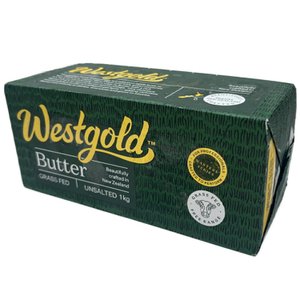  웨스트 골드 뉴질랜드산 글라스 페트 버터 무염 1kg 냉동