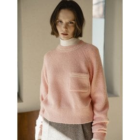 KN4211 Panton mohair knit_Pale pink