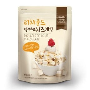 리치골드 델리큐브 치즈케익 냉동 1kg