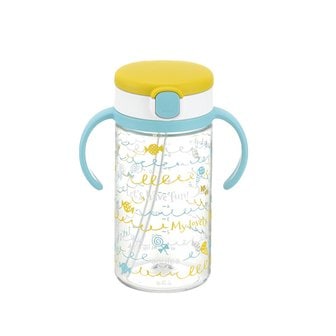 리첼 릿첼 AQ 빨대컵 320ml 옐로우(Yellow)