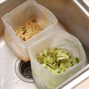 쓰레기 싱크대 거름망 물빠짐 음식물 분리망 배수구 봉투 주방 싱크
