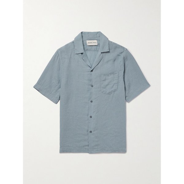 프레스코볼 카리오카 안젤로 캠프 칼라 린넨 셔츠 46376663163008315