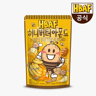 HBAF [본사직영] 허니버터 아몬드 190g (1//3/5/7개 세트)