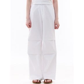 BIJOU PPINTUCK BANDING PANTS / WHITE