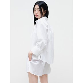 CLASSIC ROLLED-UP SHIRTS_SUPIMA WHITE