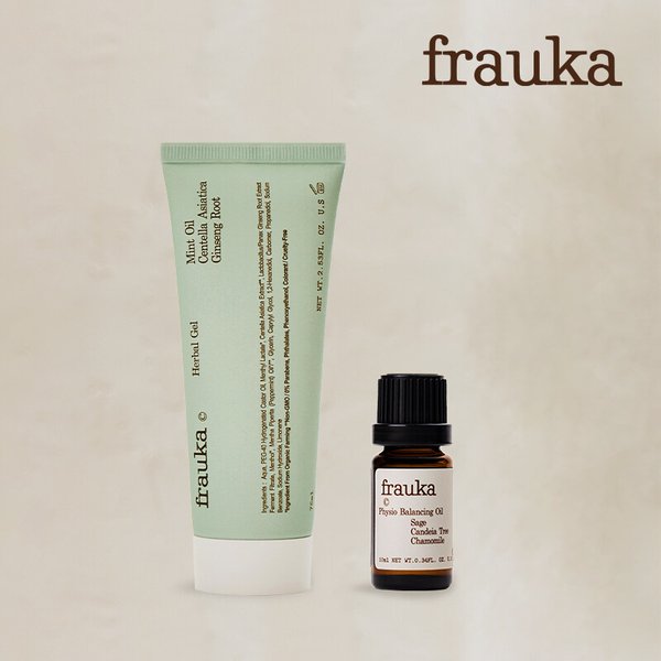 [스페셜]프라우카 허벌겔 75ml+ 앰플 오일 10ml