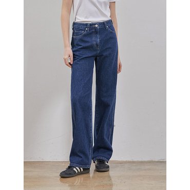 률앤와이 DENIM CLASSIC STRAIGHT PANTS INDIGO