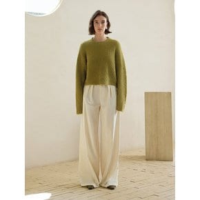 YY_Cozy green knit top