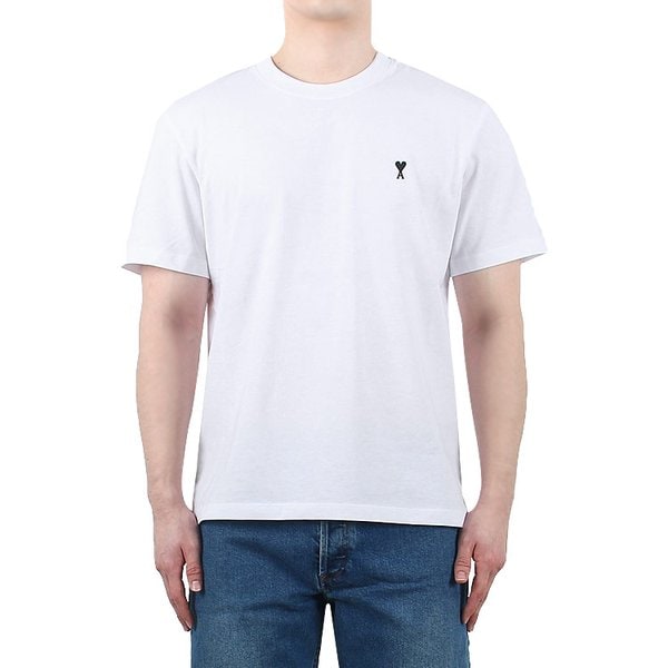 [시흥점] 26SS 하트로고 자수 코튼 반팔티 (HTS346 724 100)